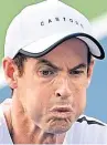  ??  ?? Andy Murray: biscuits and cake saw him at his heaviest in career.