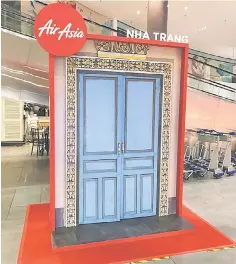  ??  ?? AirAsia is challengin­g the public in a unique activation to find 16 hidden doors around Malaysia, snap a photo of them with the door, upload it on Instagram with the given hashtags to earn points, and stand a chance to win over two million BIG Points.