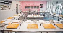  ??  ?? MILK BAR on Melrose has space for dessert classes in its nearly 4,000 square feet. Participan­ts can learn to make crack pie.