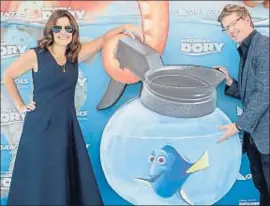  ?? PABLO CUADRA / GETTY ?? Lindsey Collins i Andrew Stanton a Madrid