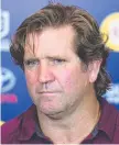  ??  ?? Manly coach Des Hasler.