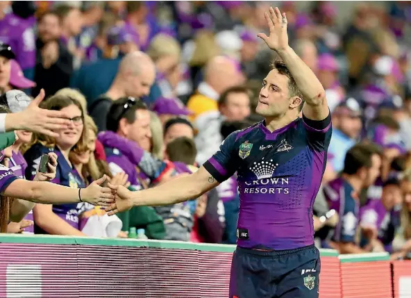  ??  ?? Cooper Cronk will have plenty of options following tonight’s grand final.