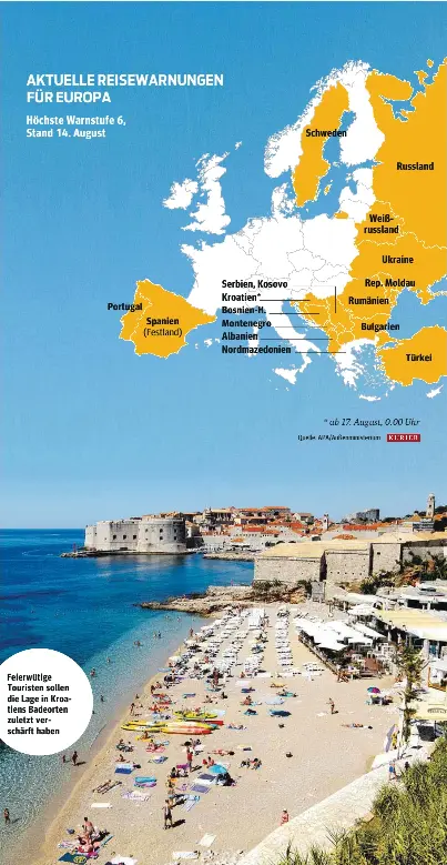 Aktuelle Reisewarnungen Fur Europa Pressreader