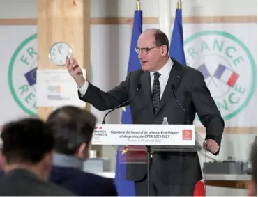  ??  ?? Le Premier ministre Jean Castex a annoncé consacrer 15,5 milliards d’euros dans le plan “France Relance”.