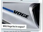  ?? ?? Will Voge be in vogue?