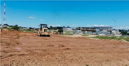  ?? Photo: Nampa ?? Progress…The Samora Machel football field situated at Hakahana three-way in Katutura over the weekend got a facelift.