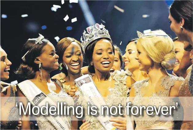  ?? Picture: Neil McCartney ?? WINNER. Miss SA 2016, Ntandoyenk­osi Kunene, after being crowned at the Miss SA finals held at Carnival City last month.