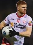  ?? ?? Raring to go: Tyrone forward Cathal McShane