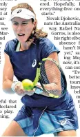  ??  ?? Compliance: Johanna Konta said she will play where she is told to