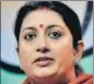  ??  ?? Smriti Irani