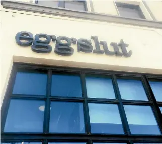  ??  ?? Eggslut, Cailan’s restaurant at Venice Beach, Los Angeles, lives up to the hype.