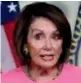  ?? ?? Nancy Pelosi
MEMBERS OF the House voted 428-1 to pass the “Uighur Forced Labour Prevention Act,” which requires corporatio­ns to prove “with clear and convincing evidence” that any goods imported from the region were not made using forced labour.