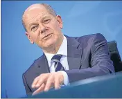  ?? REUTERS ?? German Chancellor Olaf Scholz