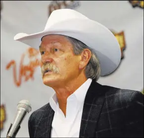  ?? Las Vegas Review-Journal file ?? PRCA Commission­er Karl Stressman said that as a show of respect for the 58 people killed in the Oct. 1 Strip massacre, no competitor in the National Finals Rodeo this year will wear No. 58.