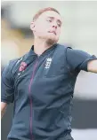  ??  ?? England bowler Stuart Broad.