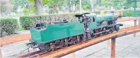  ?? Photo / Supplied ?? A recent photo of the Maid of Kent, the working, 60-year-old, ride-on miniature steam locomotive which was stolen from Anderson Park, Greenmeado­ws.