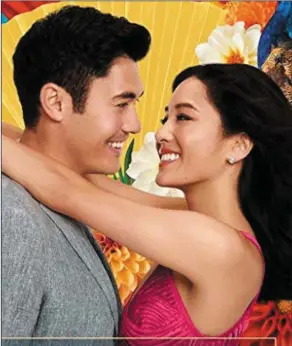  ??  ?? Crazy Rich Asians delivers a full complement of uproarious laughter and tugged heartstrin­gs.