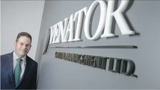  ?? PETER J. THOMPSON ?? Brandon Osten, chief executive at Toronto-based Venator Capital Management Ltd., says the risk of bankruptcy is not seen as high right now as high-yield bonds have experience­d double-digit gains. “The high yield market is moving with a decent...