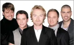  ??  ?? Boyzone: six number one hits in UK.