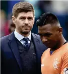  ??  ?? Healthy competitio­n: Morelos isn’t a certain starter under Gerrard