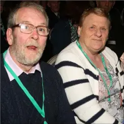  ??  ?? Betty and Tommy Kelly from Gorey.