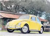  ?? SHERRY HENDERSHOT ?? A largely original 1959 Volkswagen Beetle belonging to Sherry Hendershot of Spencerpor­t, New York. She found the quirky yet much beloved model on eBay.