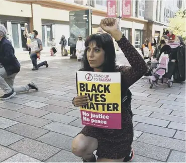  ??  ?? 0 The Black Lives Matter movement has encouraged Scots to think about racial injustice