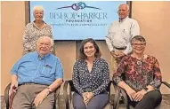  ?? PROVIDED BY ADELL EROZER ?? The Bishop Parker Foundation trustees are committed to partnering with nonprofits working to improve the lives of individual­s and animals in Manatee County. Back row, from left, Barbara Jennings and Bud Parent. In front, Robert Blalock, Mary Jarrell, and Mary Ruiz.