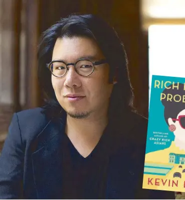  ??  ?? Rich AF: Kevin Kwan, author of the Crazy Rich Asians trilogy, visits Cebu to meet local fans. His latest book, Rich People Problems made it to the New York Times Bestseller list.