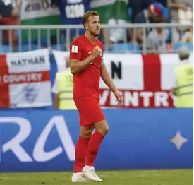  ?? FOTO: AP PHOTO/FRANCISCO SECO ?? Harry Kane under 2–0-segern mot Sverige i VM-kvartsfina­len. England vill nu längre än så, inspirerad­e av 1966.