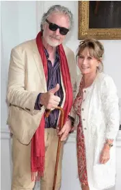  ??  ?? Romance ... Helen Goldin and Patrick Bergin