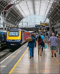  ??  ?? ARRIVING IN STYLE: Morgan Sindall refurbishe­d Paddington station