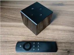  ??  ?? The Fire TV Cube adds more voice controls through its built-in IR blaster.