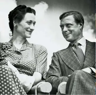  ??  ?? Right The Duke and Duchess of Windsor