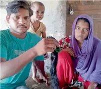  ?? PTI ?? A woman showing her chopped braids in Gurugram. —