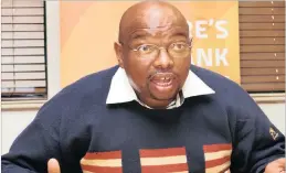  ??  ?? UBank chief executive Luthando Vutula is planning to sell the bank, a move which has met fierce resistance from the National Union of Mineworker­s.