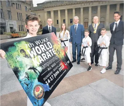  ??  ?? Kanzen Karate will host the world championsh­ips in Dundee in 12 months’ time.