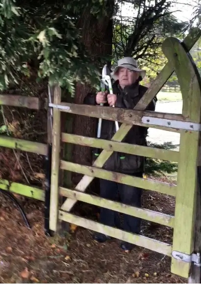  ??  ?? AFFRONT: John Gilligan is photograph­ed by Paul Williams near Jessbrook in Co Meath