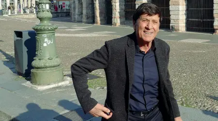  ??  ?? Avvistato Gianni Morandi ieri a Verona alla presentazi­one dei grandi concerti in Arena (Sartori)