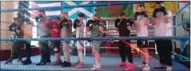  ?? ?? Bronx Boxing Club has been boosted by a generous donation