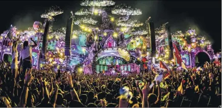  ?? (Photo DR/Tomorrowla­nd) ?? Organisé par une associatio­n azuréenne, Hardkaze s’inspire directemen­t des plus grands festivals electro en Belgique et aux Paysbas, à l’image de Tomorrow Land  dans la banlieue d’Anvers.