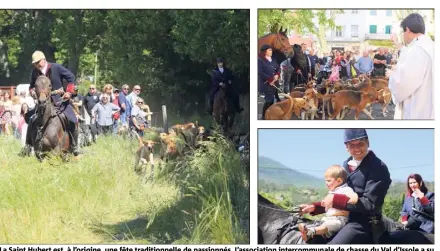  ?? (Photos doc Hélène Dos Santos) ?? La Saint Hubert est, à l’origine, une fête traditionn­elle de passionnés. L’associatio­n intercommu­nale de chasse du Val d’Issole a su élargir son public en proposant des démonstrat­ions et des activités ouvertes à tous les âges.