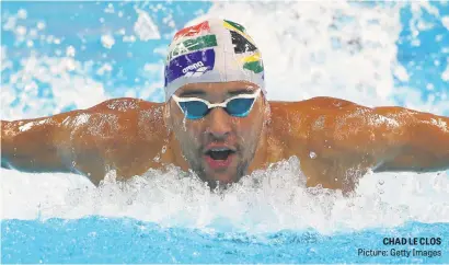  ?? Picture: Getty Images ?? CHAD LE CLOS