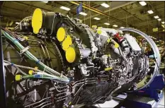  ?? Rick Koehler / Pratt & Whitney ?? A photo of an F135 engine on a Pratt & Whitney assembly line.