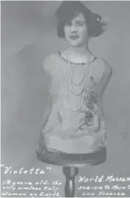  ?? © rr ?? De Duitse Violetta was de ster van het circus in de jaren 20 van de vorige eeuw.