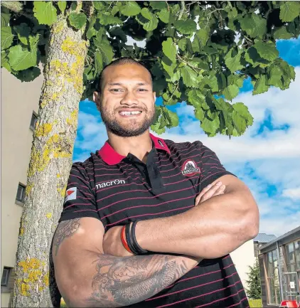  ?? Picture: SNS ?? WILL HELL BREAKS LOOSE: Tongan will use his experience to help Edinburgh’s younger players.
