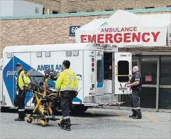 ?? ANDREW FRANCIS WALLACE TORONTO STAR ?? Sunnybrook Health Sciences Centre was the scene of “organized chaos” as emergency room staff began providing care to victims of Monday’s van attack.