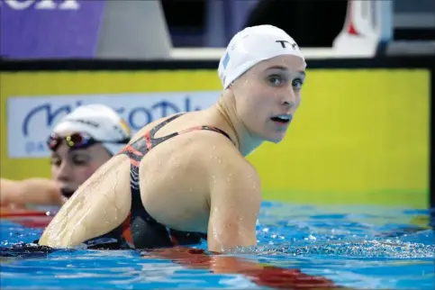  ?? ARKIVFOTO: JENS DRESLING ?? Rikke Møller Pedersen har fortsat ambitioner med sin svømmespor­t. Hun har sigte mod OL i Tokyo i 2020.
