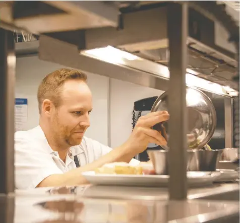  ??  ?? Chef Nick Atkins of the Watermark Beach Resort suggests making good use of a home garden in your cooking.