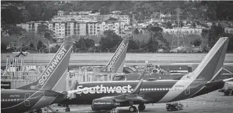  ?? David Paul Morris / Bloomberg ?? Southwest Airlines has been fined a total of $11.6 million since 2000 over reported violations.